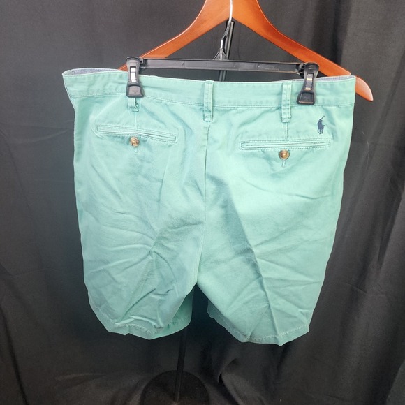 Polo Ralph Lauren Men's Shorts Size 35 Turquoise 9" Inseam Relaxed Fit Preppy - Picture 7 of 7
